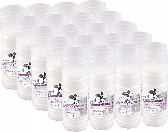 Parafínový vklad do lampy ZNICZPLAST Memoryflame ZP4 96H, 20 ks